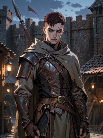 Portrait of Captain Brann Holloway, Ranger Captain Beyond the Wall