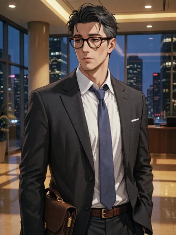Portrait of Hideo Asami, Salaryman Exorcist