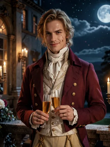 Portrait of Lord Jasper Pembroke, Scandalous Regency Rake